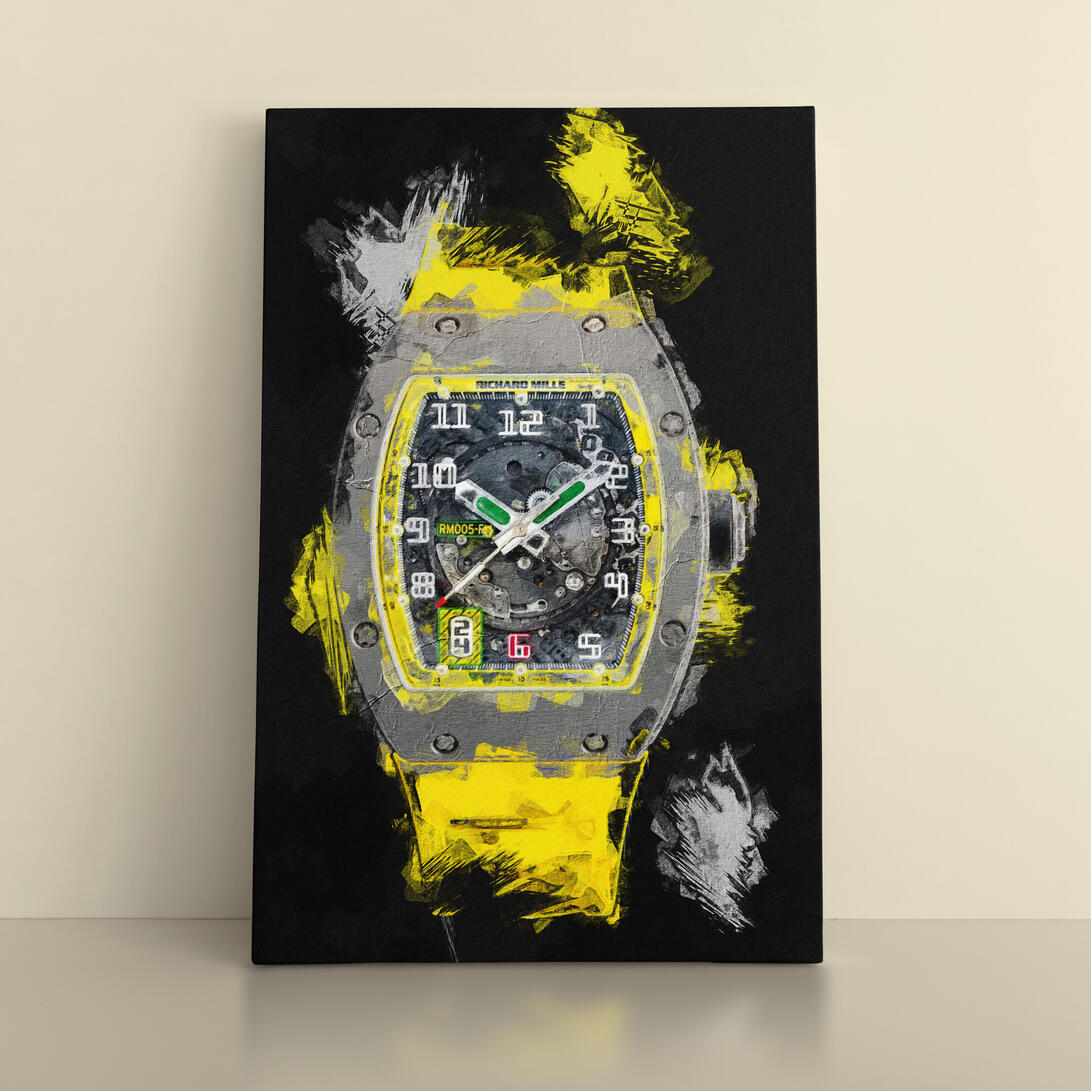 Richard Mille RM005 Felippe Massa canvas art for home