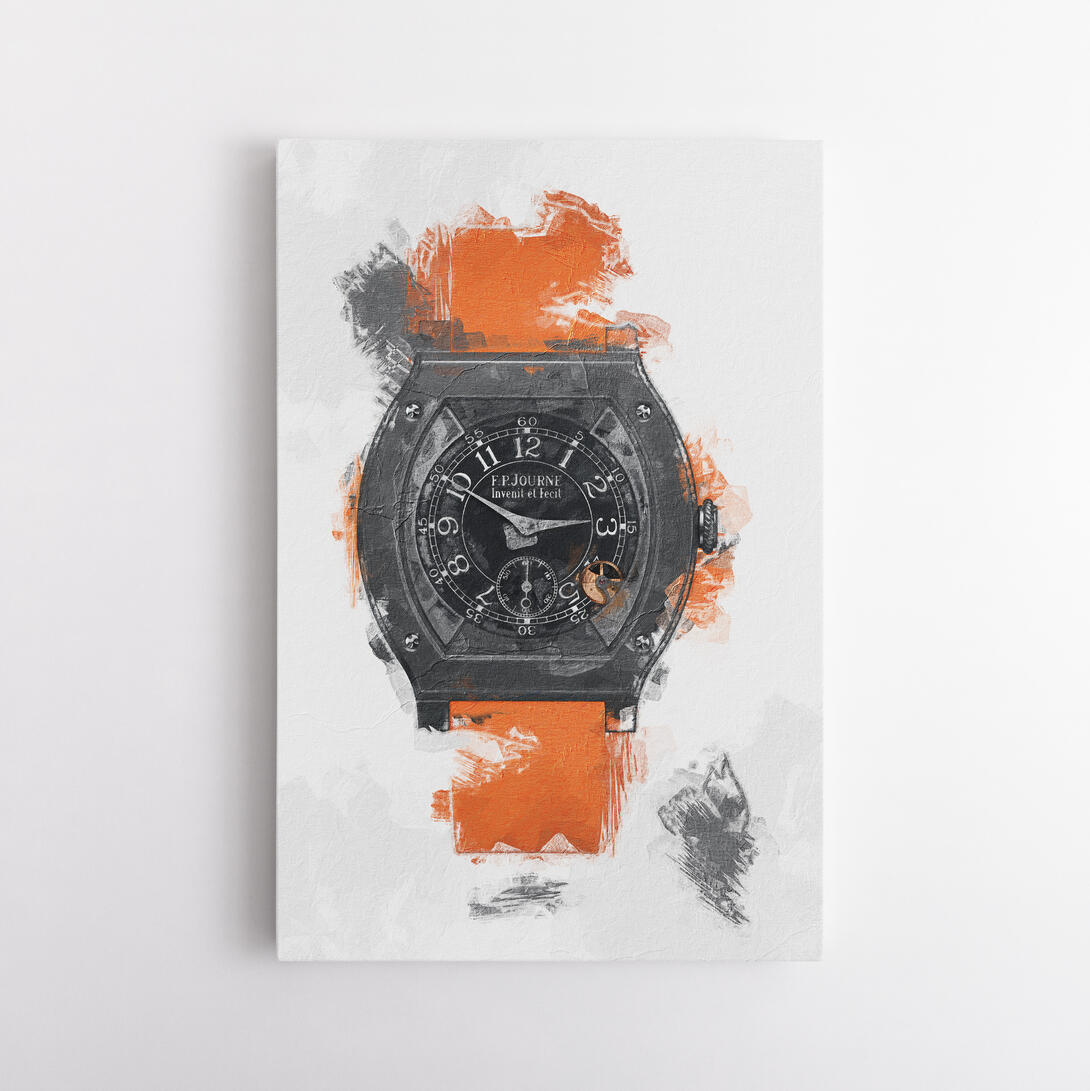 FP Journe watch technical drawing wall art