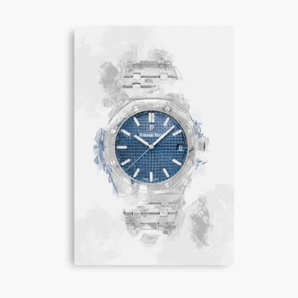 Audemars Piguet Royal Oak watch art print for office