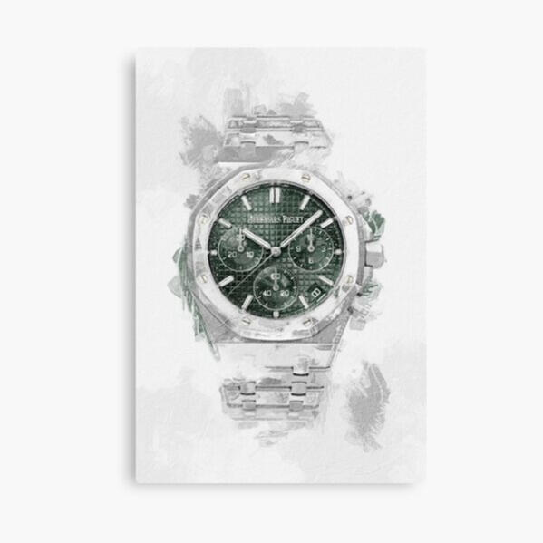 Audemars Piguet Chronograph digital watercolour watch illustration