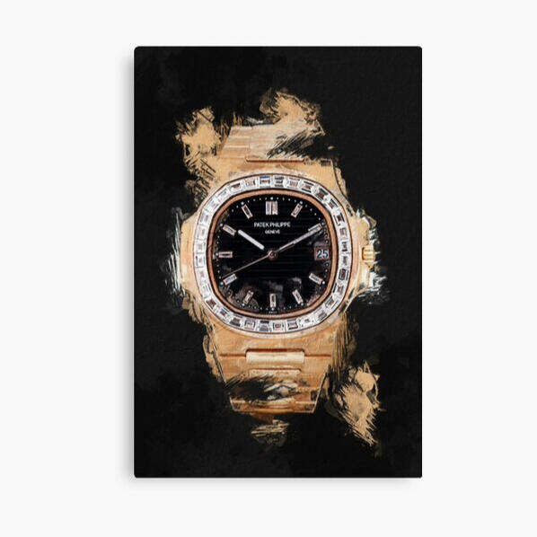 Patek Philippe 5711 gold diamond grail watch art