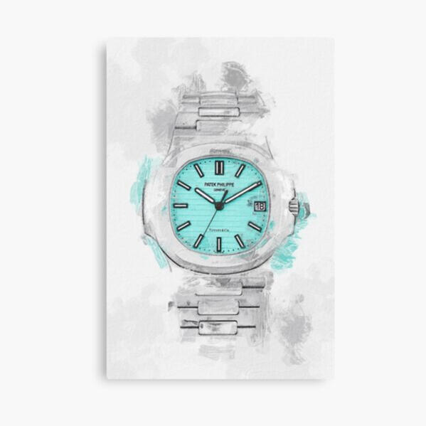 Patek Philippe Tiffany watch canvas art
